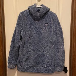 The North Face blue pullover Size Large